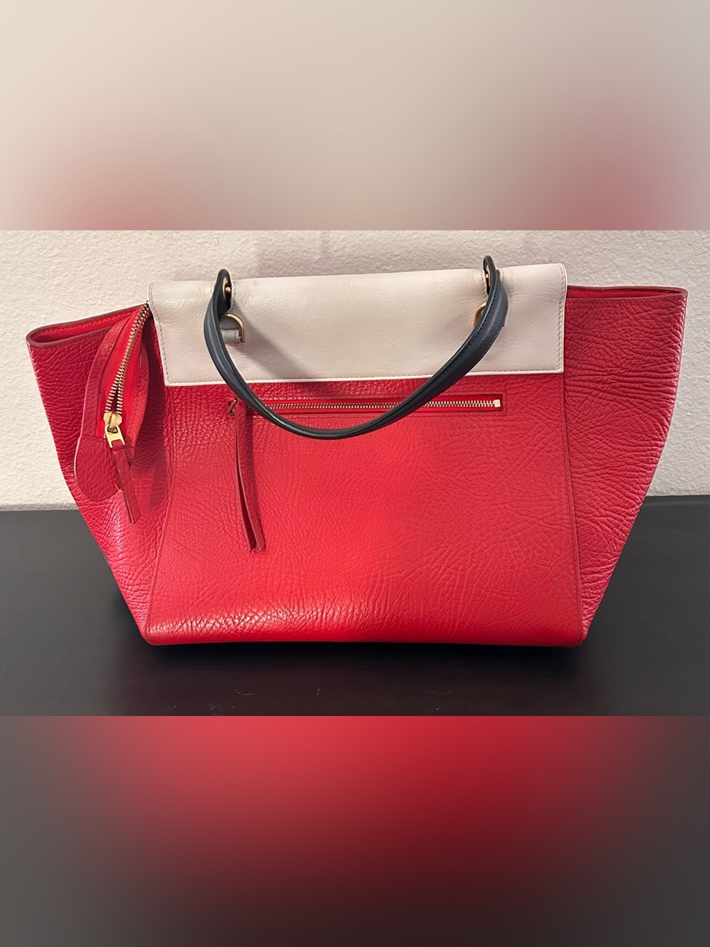 Celine Tricolor Grained Calfskin Belt Bag - Picture 3 of 9
